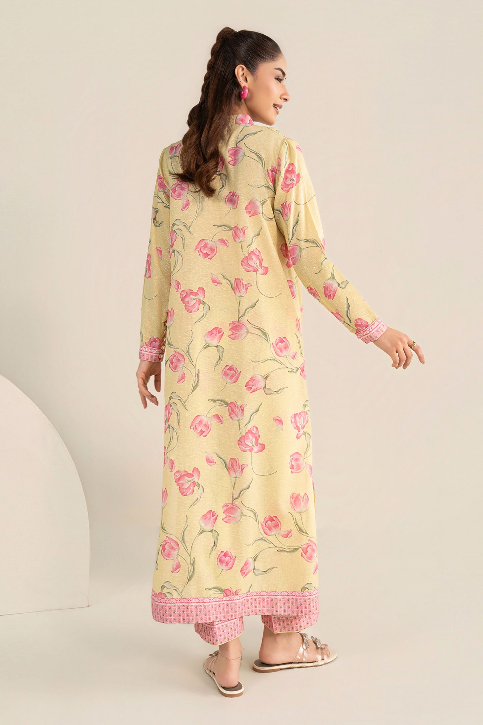 2 Pc Printed Karandi Suit