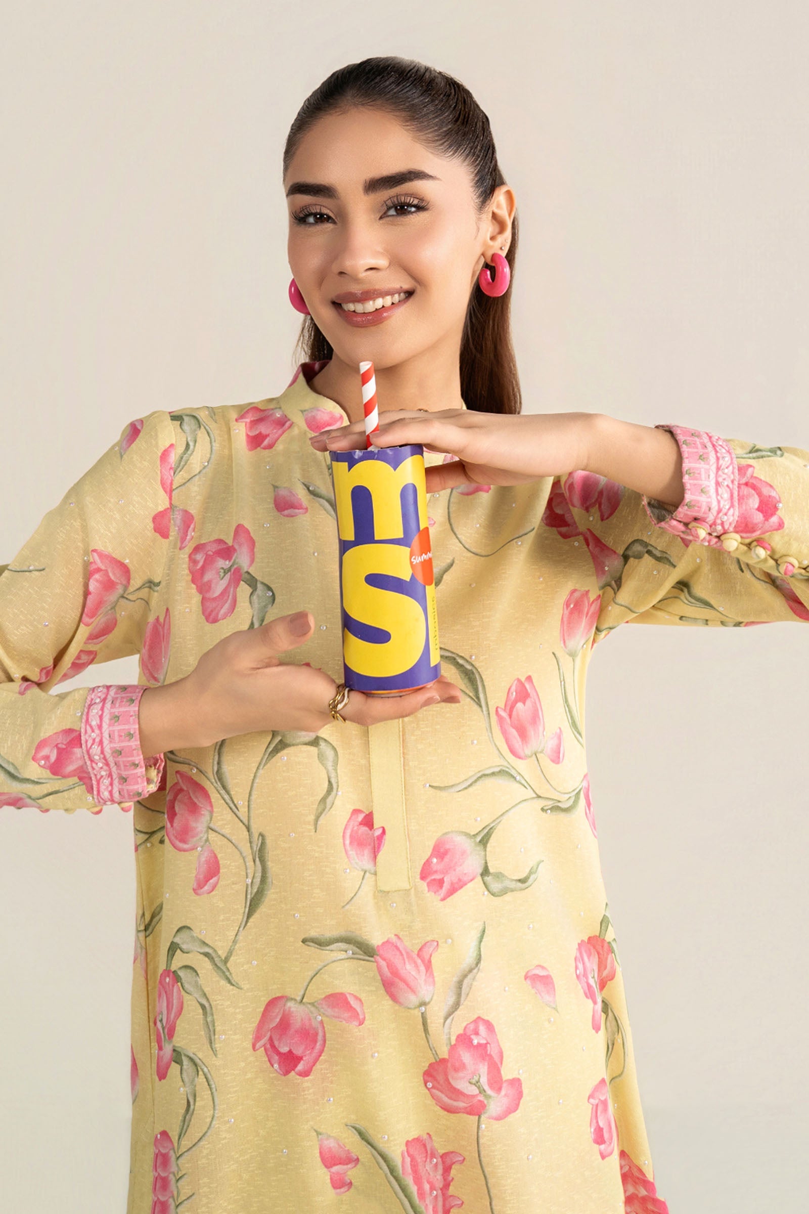2 Pc Printed Karandi Suit