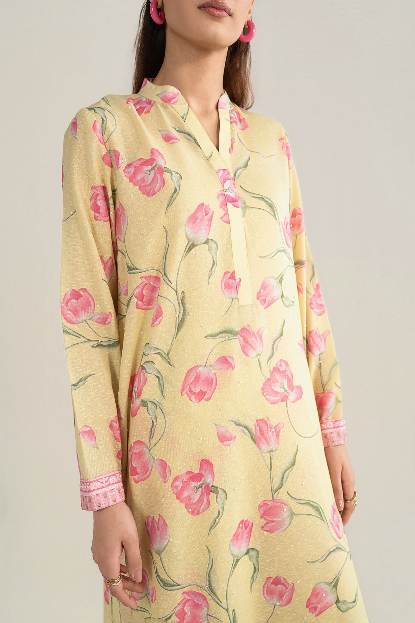 2 Pc Printed Karandi Suit