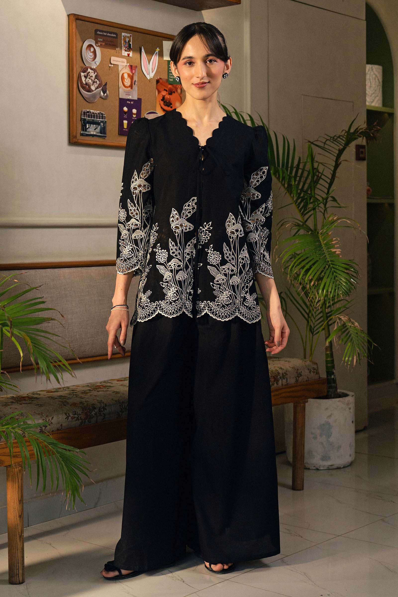 2 Pc Dyed Cotton Stripe Suit
