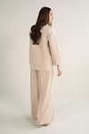 2 Pc Dyed Chambray Suit Set
