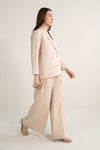 2 Pc Dyed Chambray Suit Set