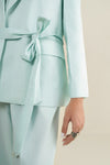 2 Pc Dyed Cotton Chambray Suit