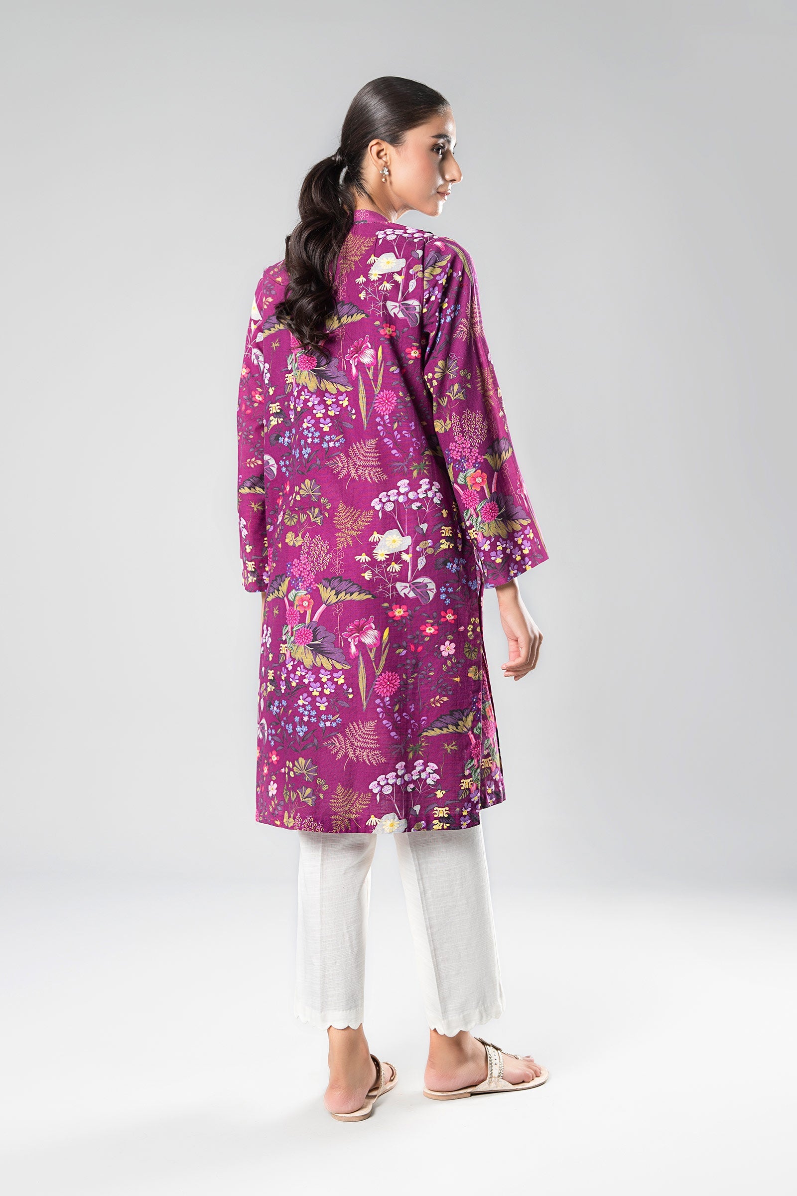 Printed Khaddar Shirt