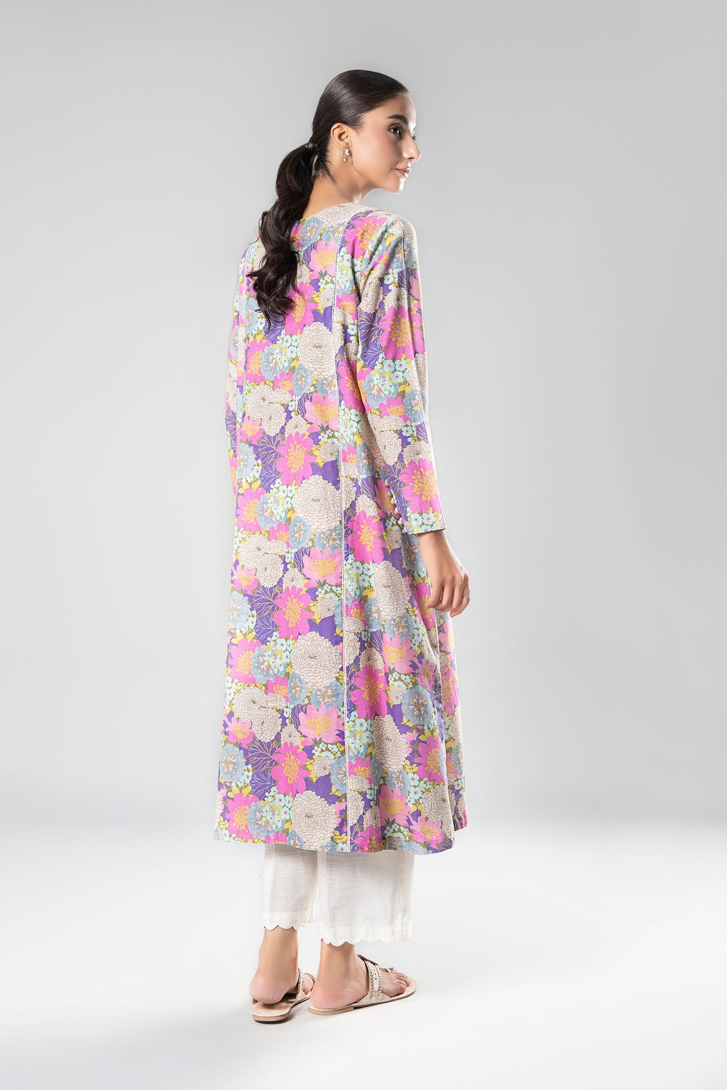 Printed Khaddar Shirt