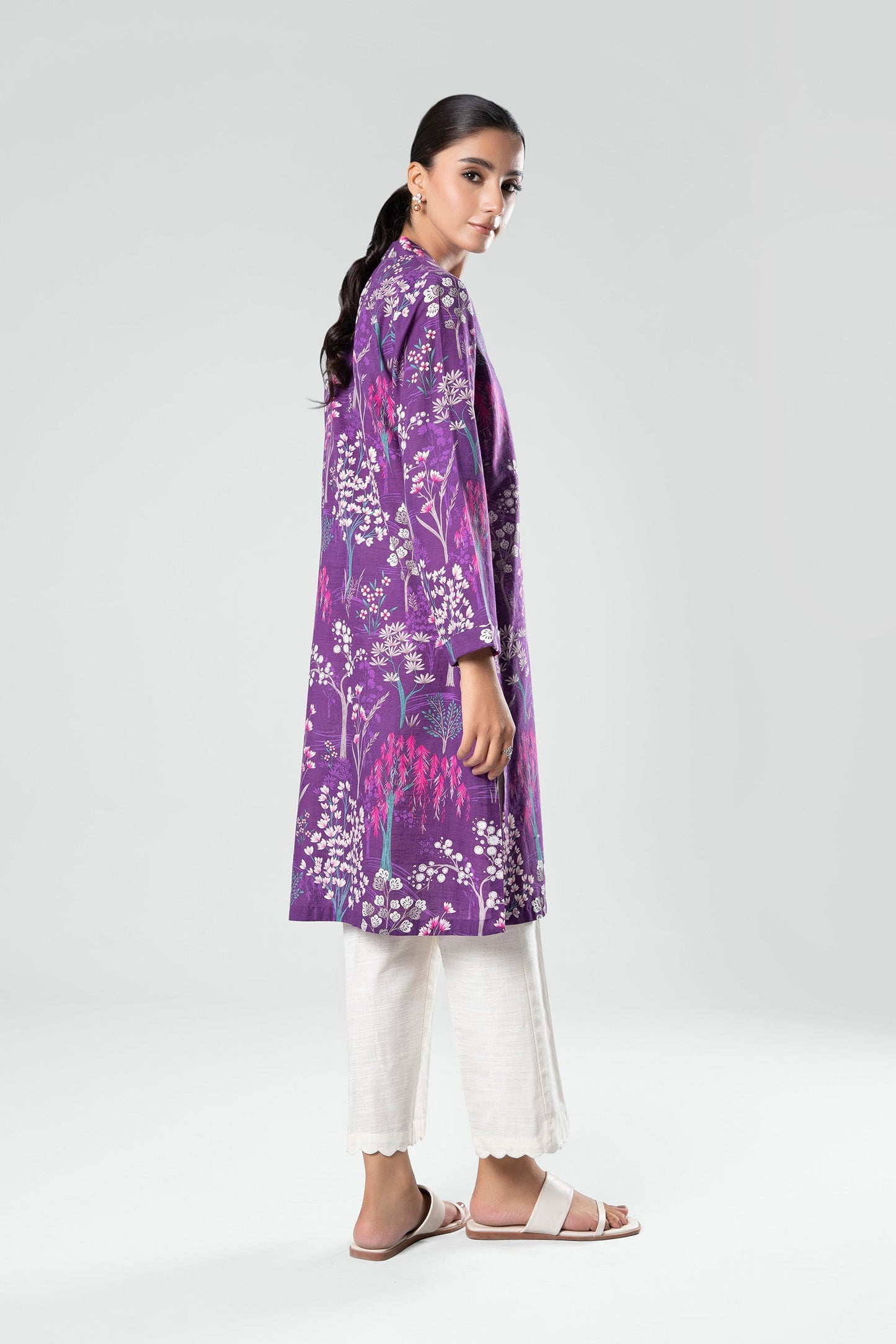 Printed Khaddar Shirt