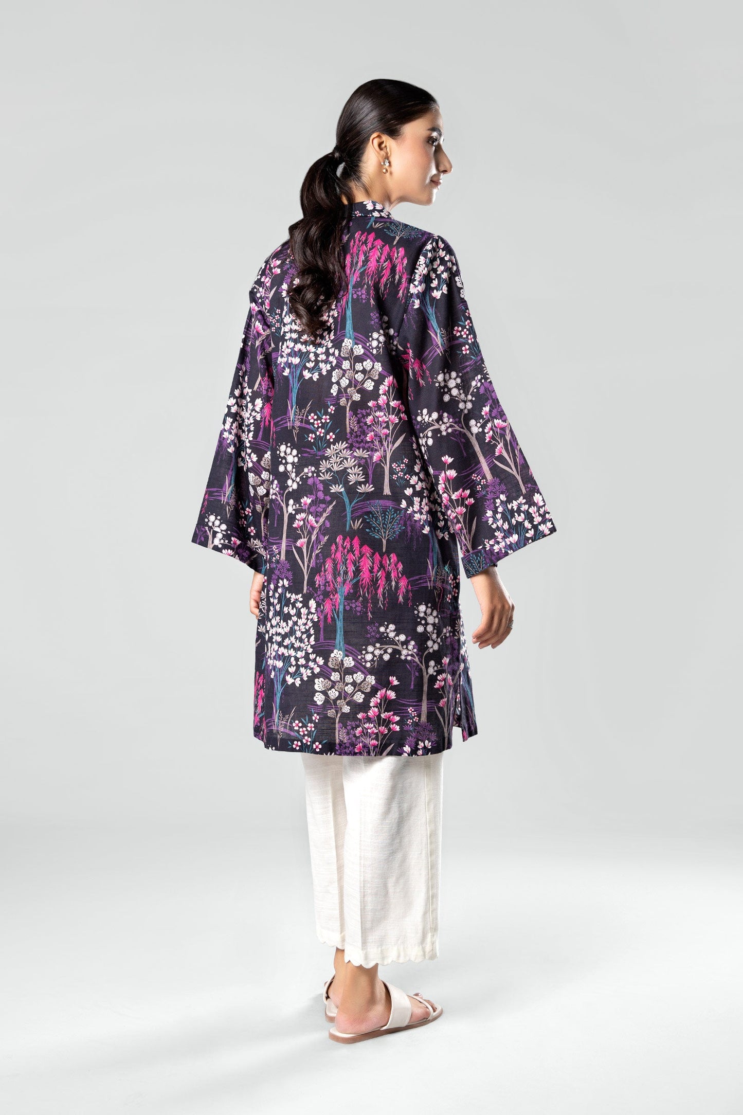 Printed Khaddar Shirt