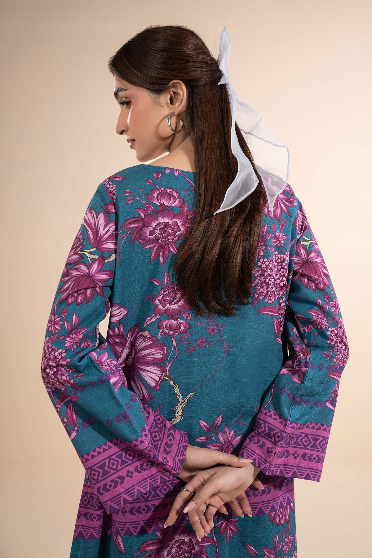Embroidered Slub Khaddar Shirt