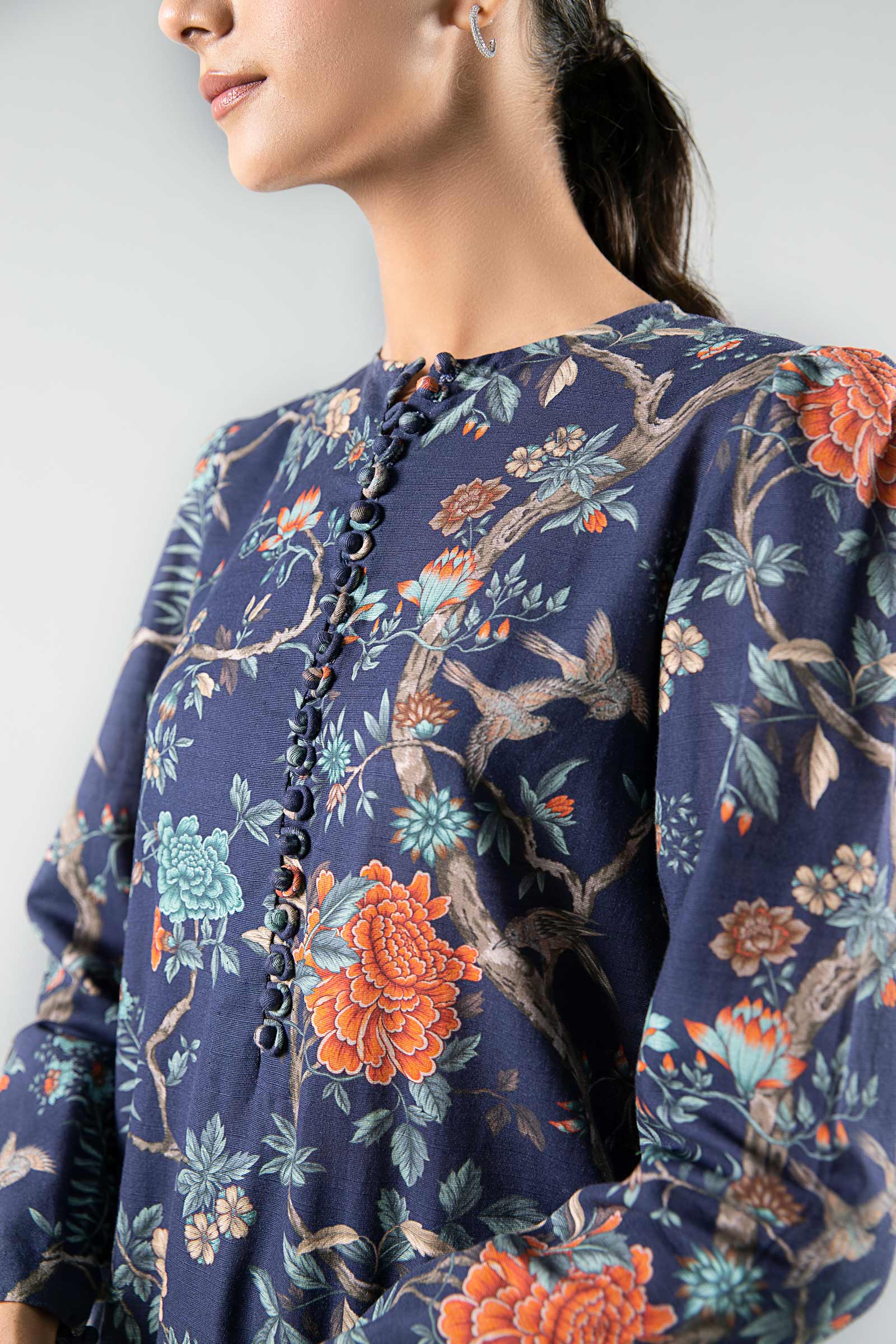 2 Pc Printed Khaddar Suit
