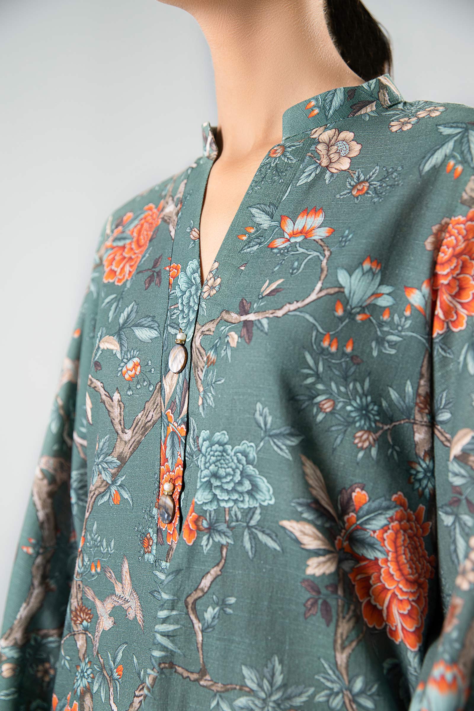 2 Pc Printed Khaddar Suit