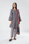 3 Pc Printed Khaddar Suit