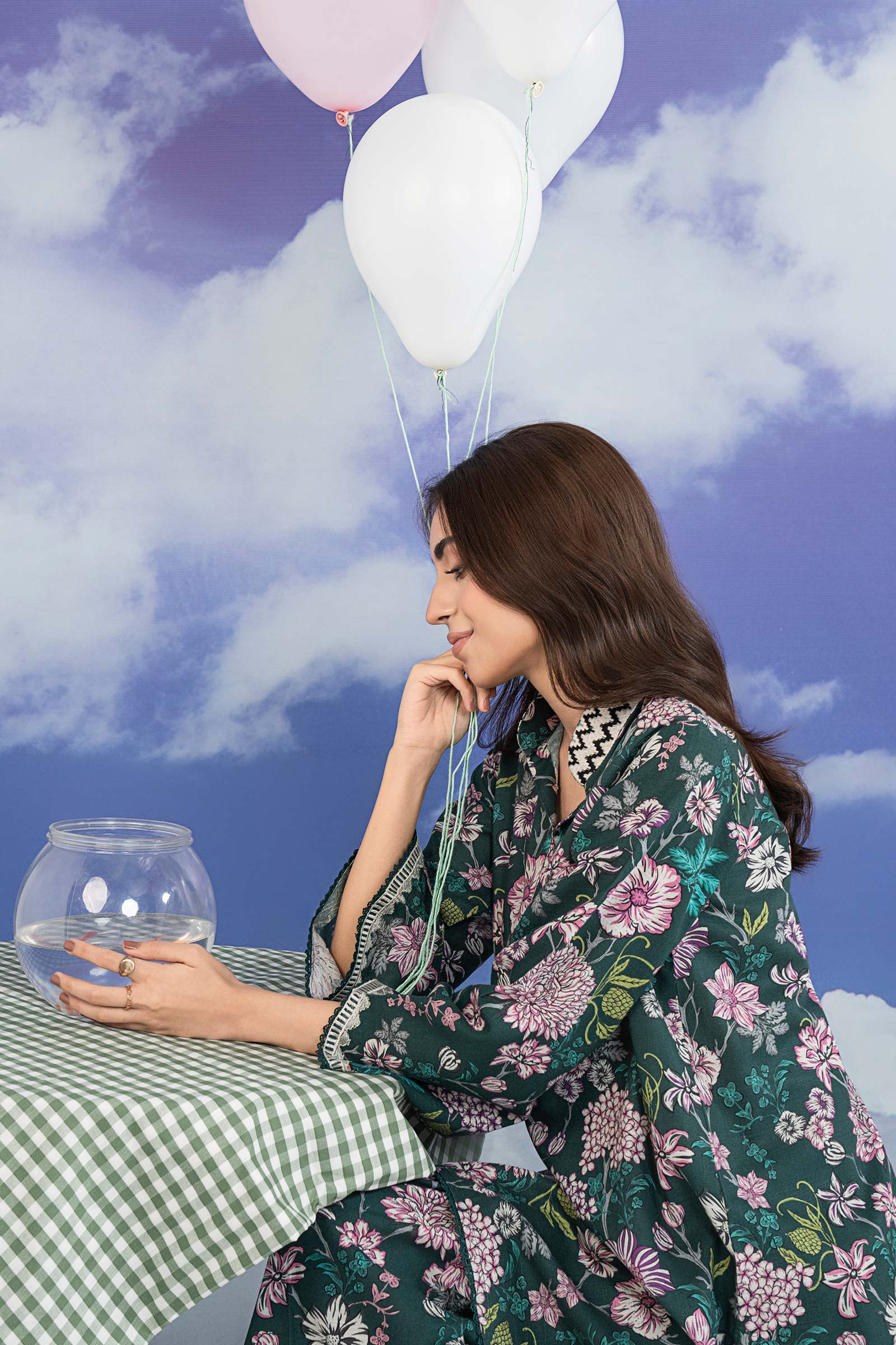 3 Pc Embroidered Khaddar Suit