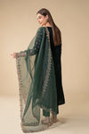 3 Pc Embroidered Velvet Suit