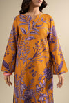 2 Pc Printed Slub Khaddar Suit