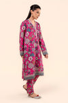 2 Pc Embroidered Slub Khaddar Suit