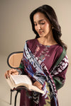 2 Pc Printed Linen Suit