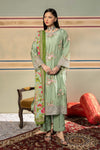 3 Pc Unstitched Dyed  Raw Silk Suit | MB-USW24-603