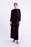 2 Pc Dyed Velvet Suit