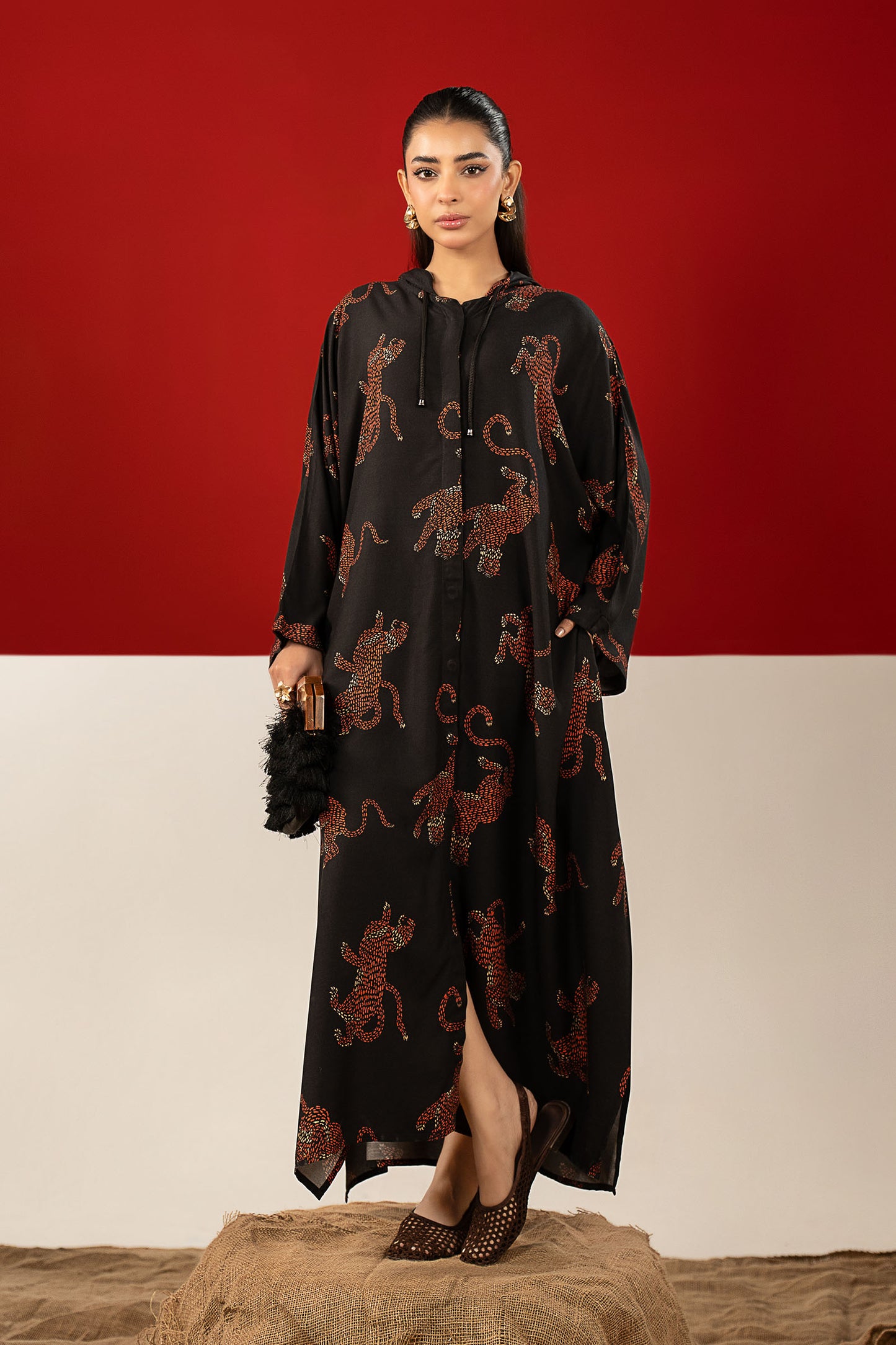 Printed Linen Tunic