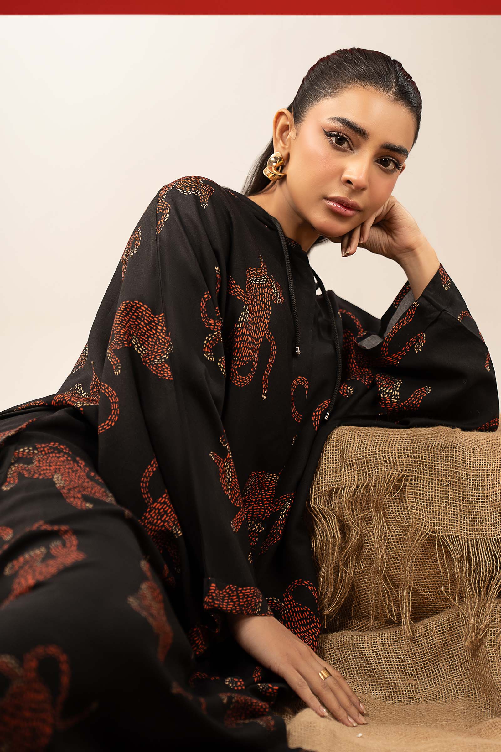 Printed Linen Tunic