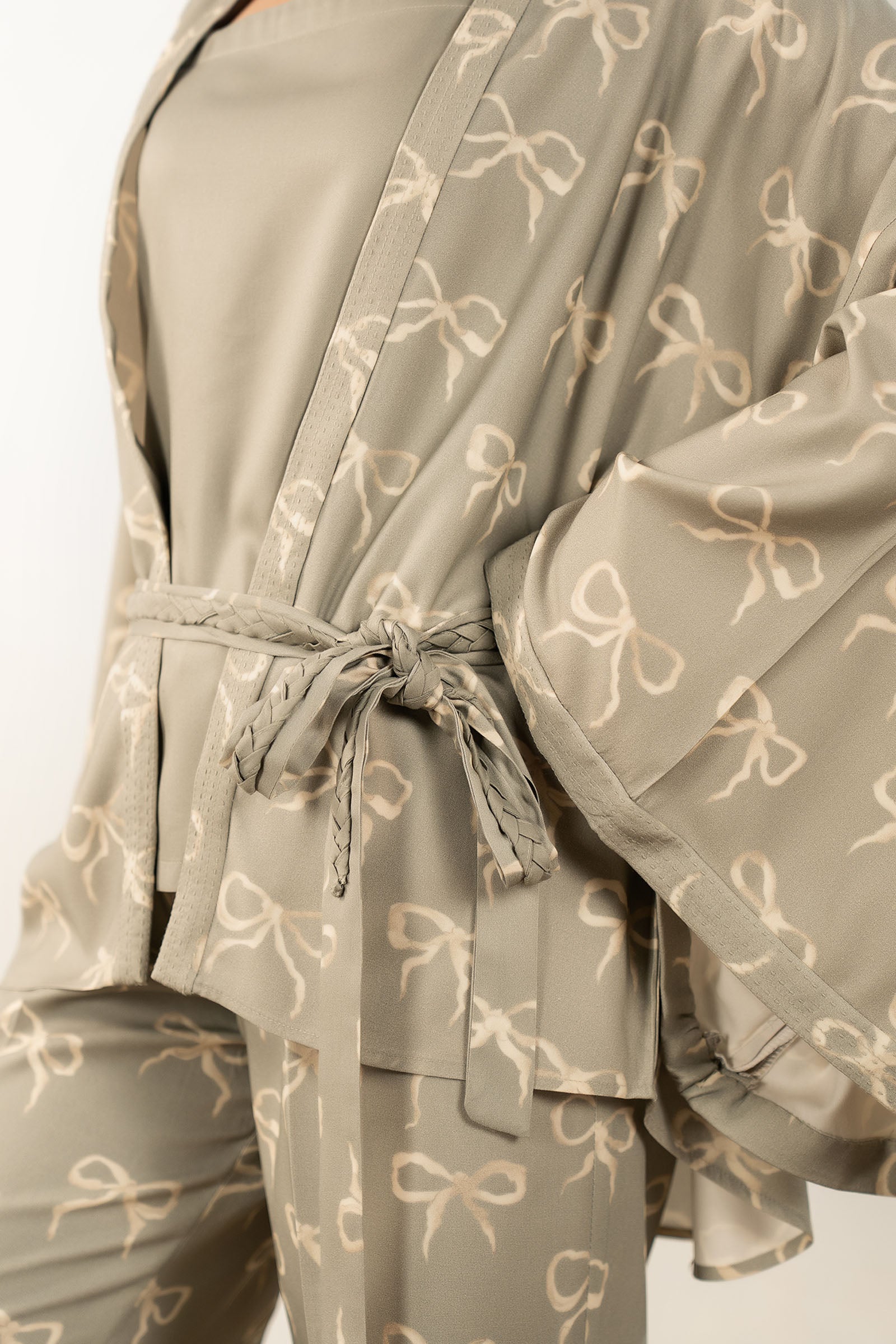 2 Pc Printed Twill Suit