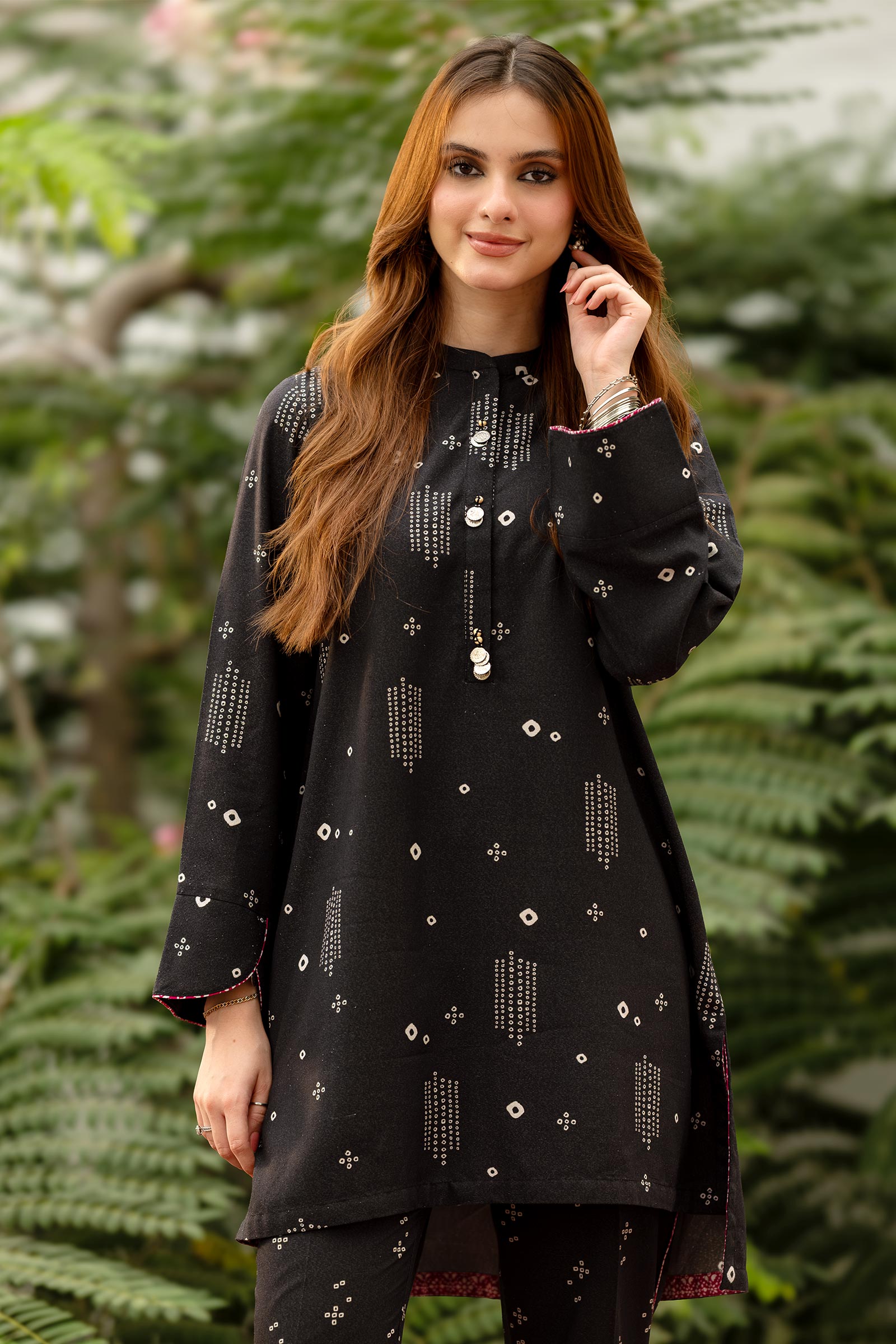 2 Pc Printed Karandi Suit