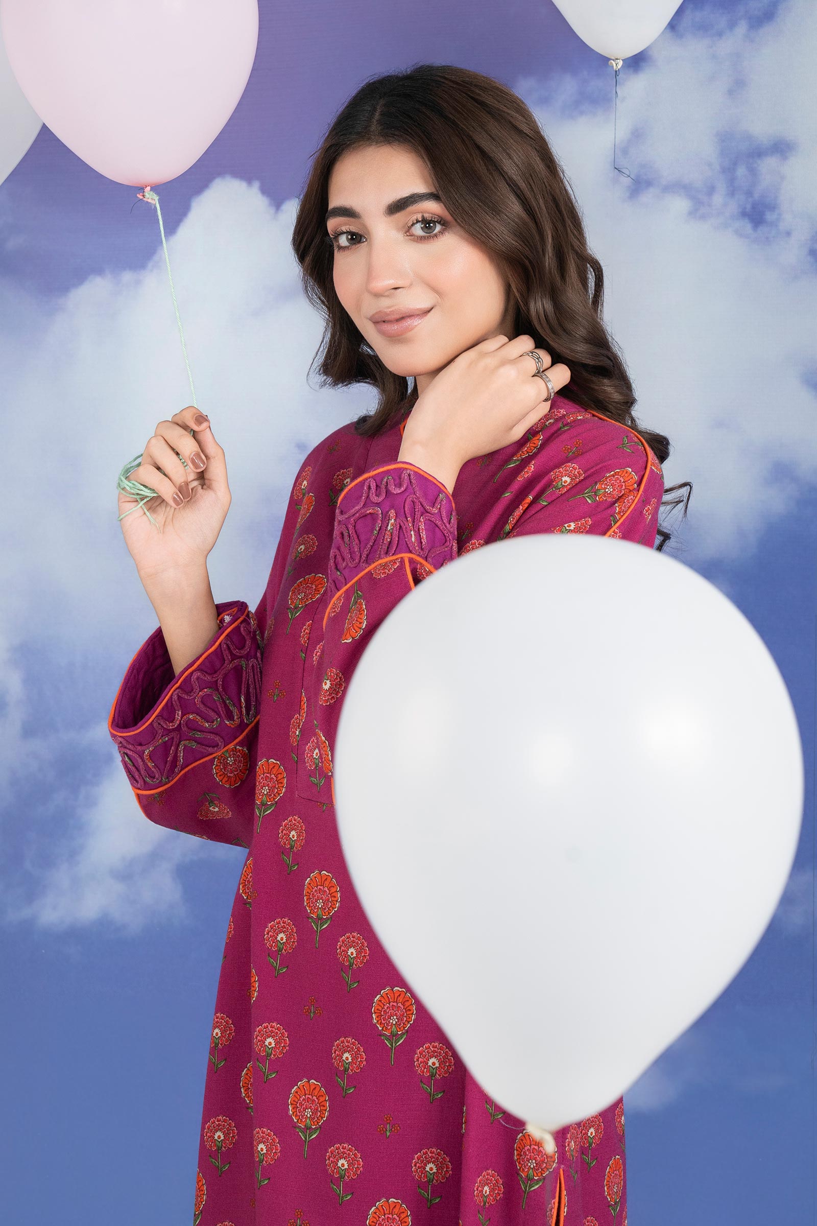 2 Pc Printed Dobby Viscose Suit