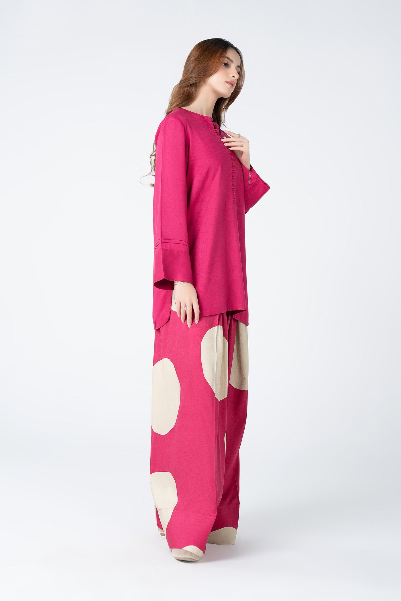 2 Pc Printed Herringbone Suit