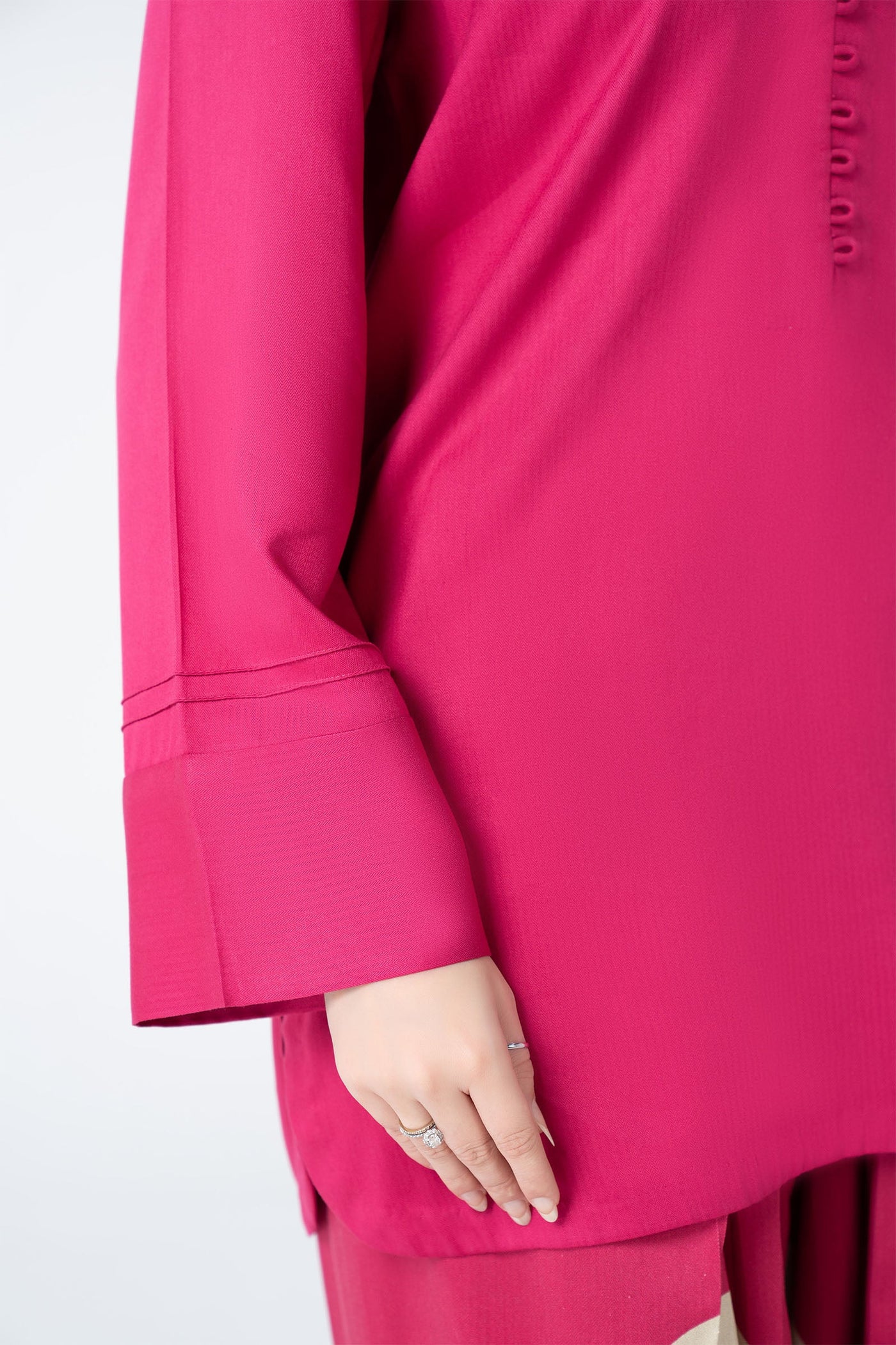 2 Pc Printed Herringbone Suit