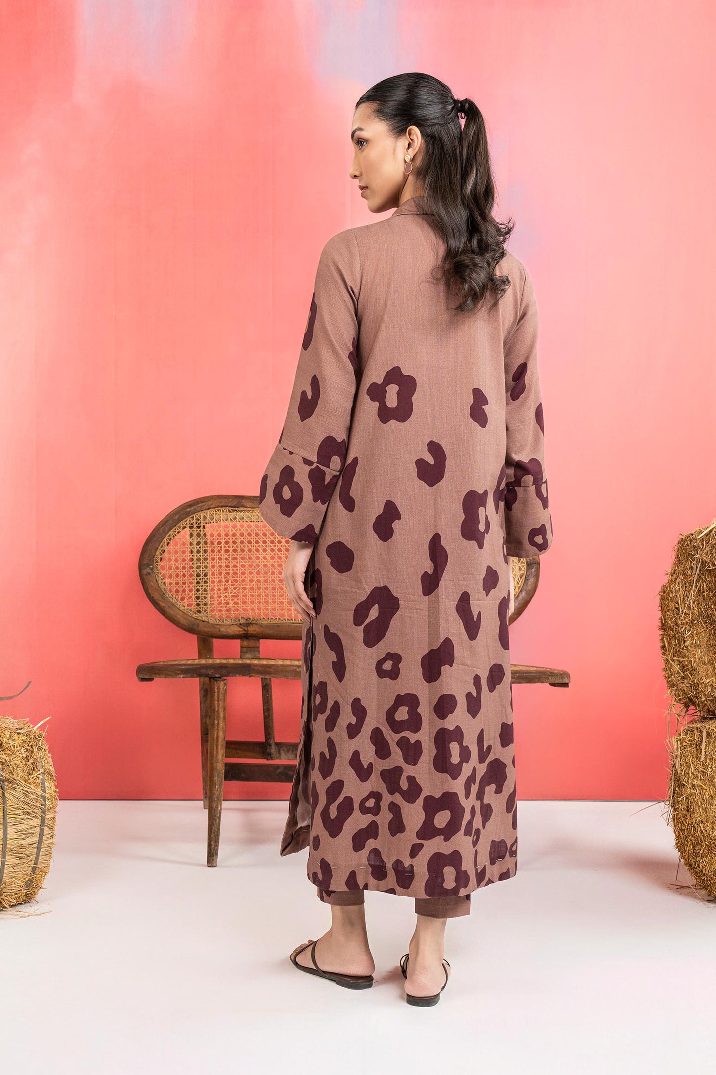 2 Pc Printed Khaddar Suit