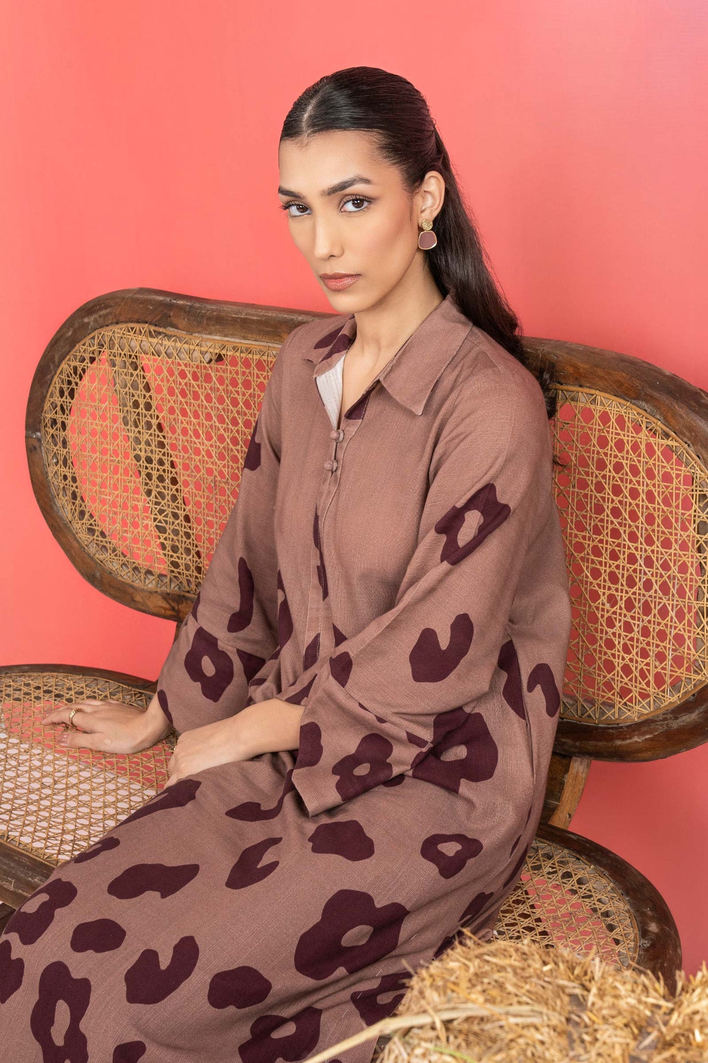 2 Pc Printed Khaddar Suit