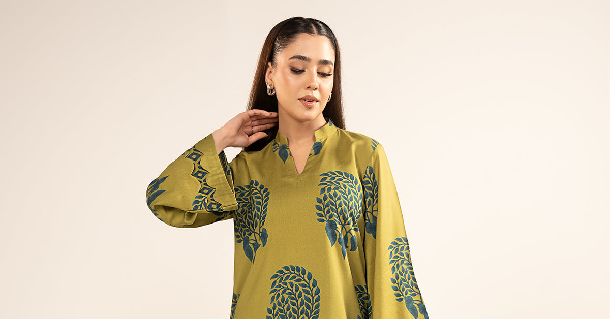 Printed A-Line Shirt