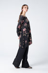 2 Pc Embroidered Silk Slub Suit