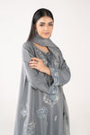 2 Pc Embroidered Cambric Suit