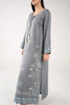 2 Pc Embroidered Cambric Suit