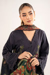 3 Pc Embroidered Viscose Suit