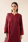 3 Pc Embroidered Dobby Cotton Suit
