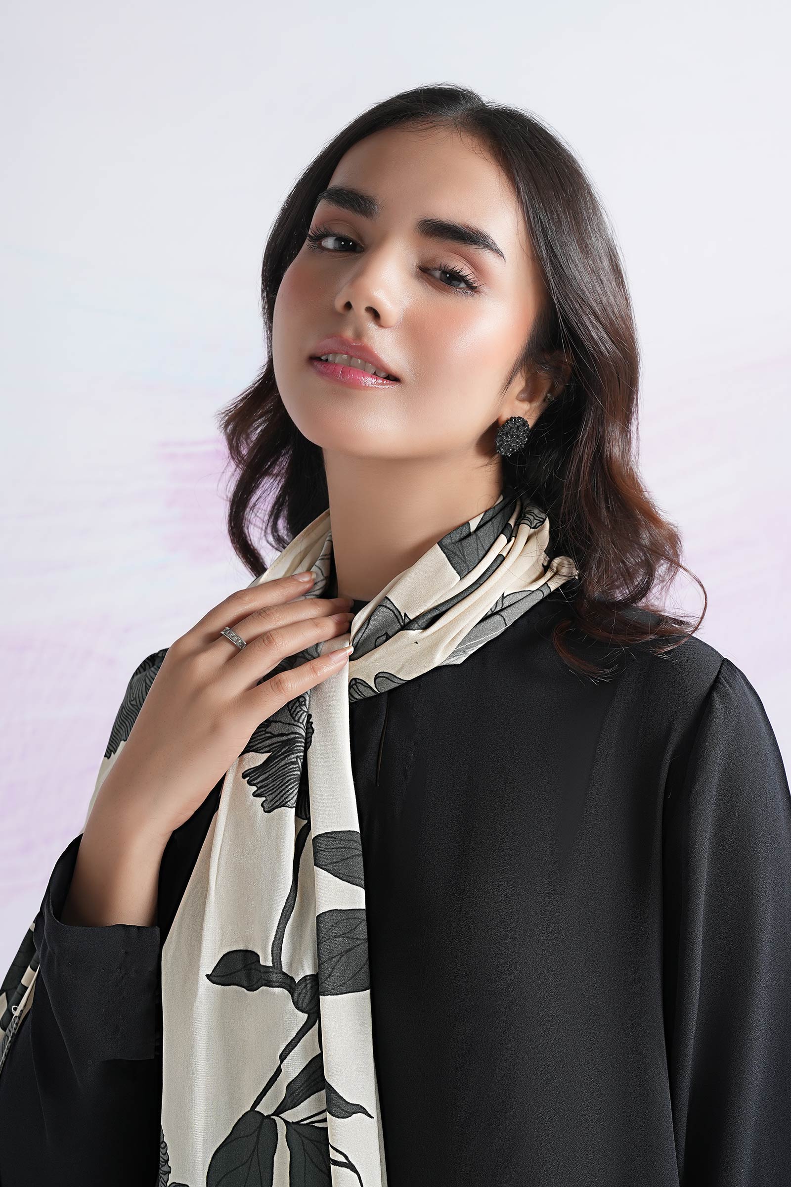 Printed Linen Dupatta