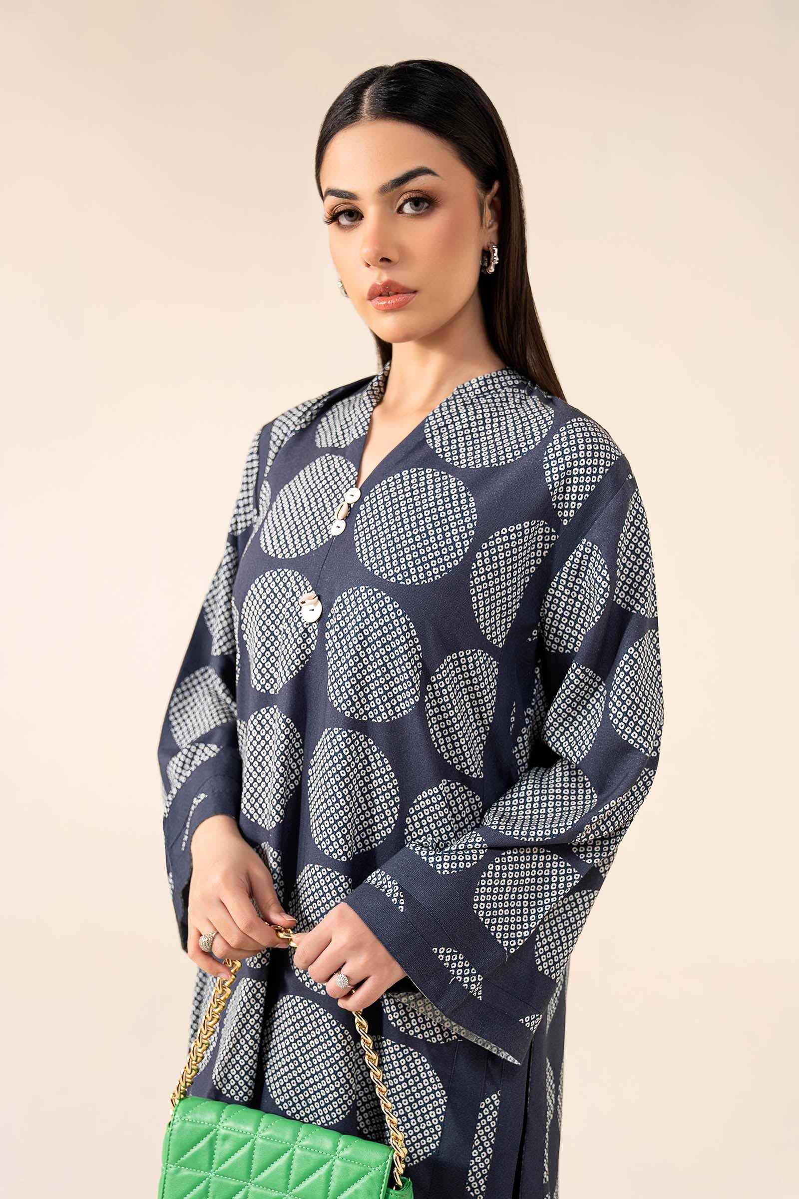 2 Pc Printed Twill Suit