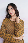 2 Pc Printed Twill Suit