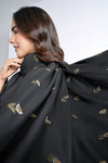 Embroidered Twill Shawl
