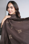 Embroidered Linen Viscose Shawl