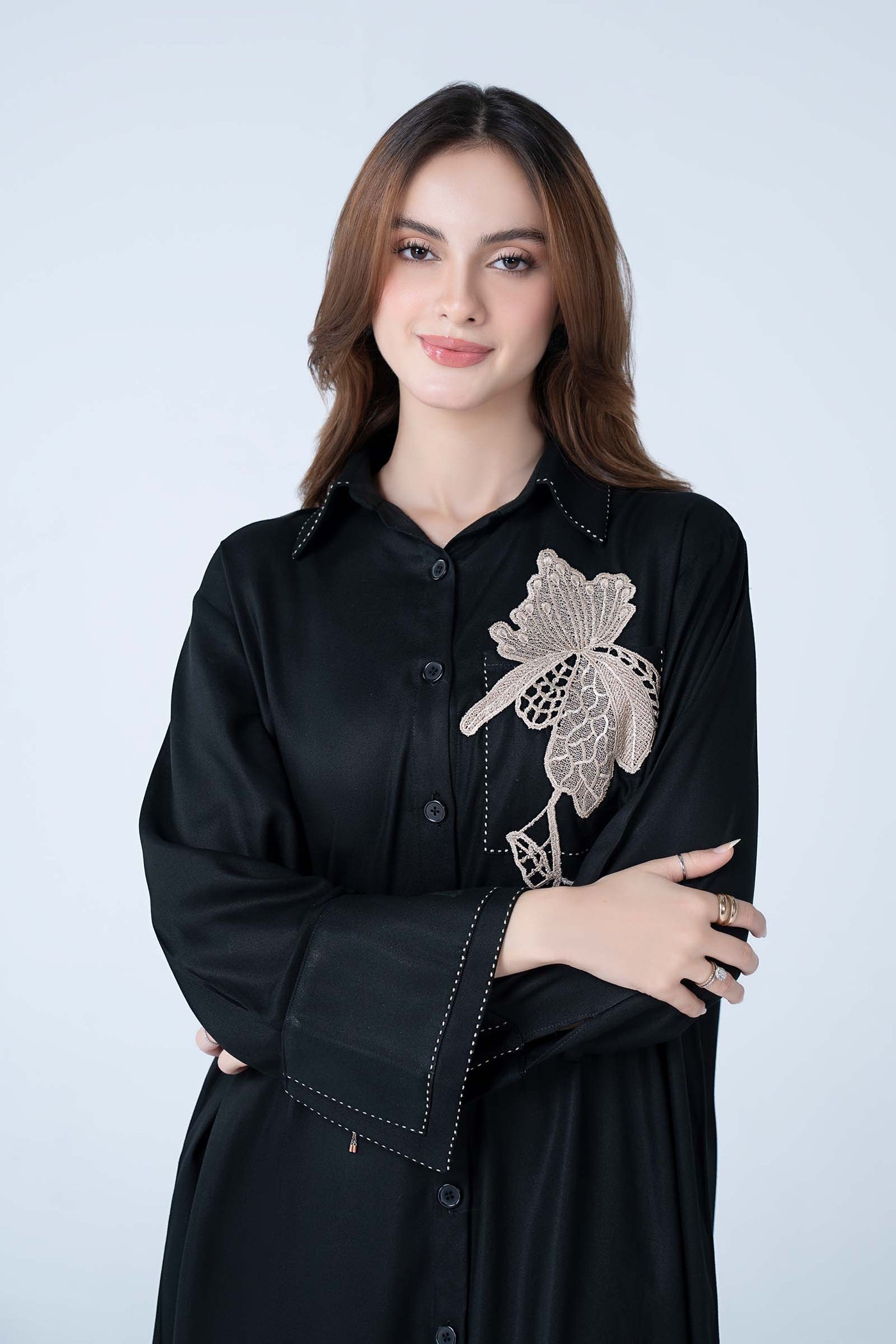 Embroidered Twill Shirt