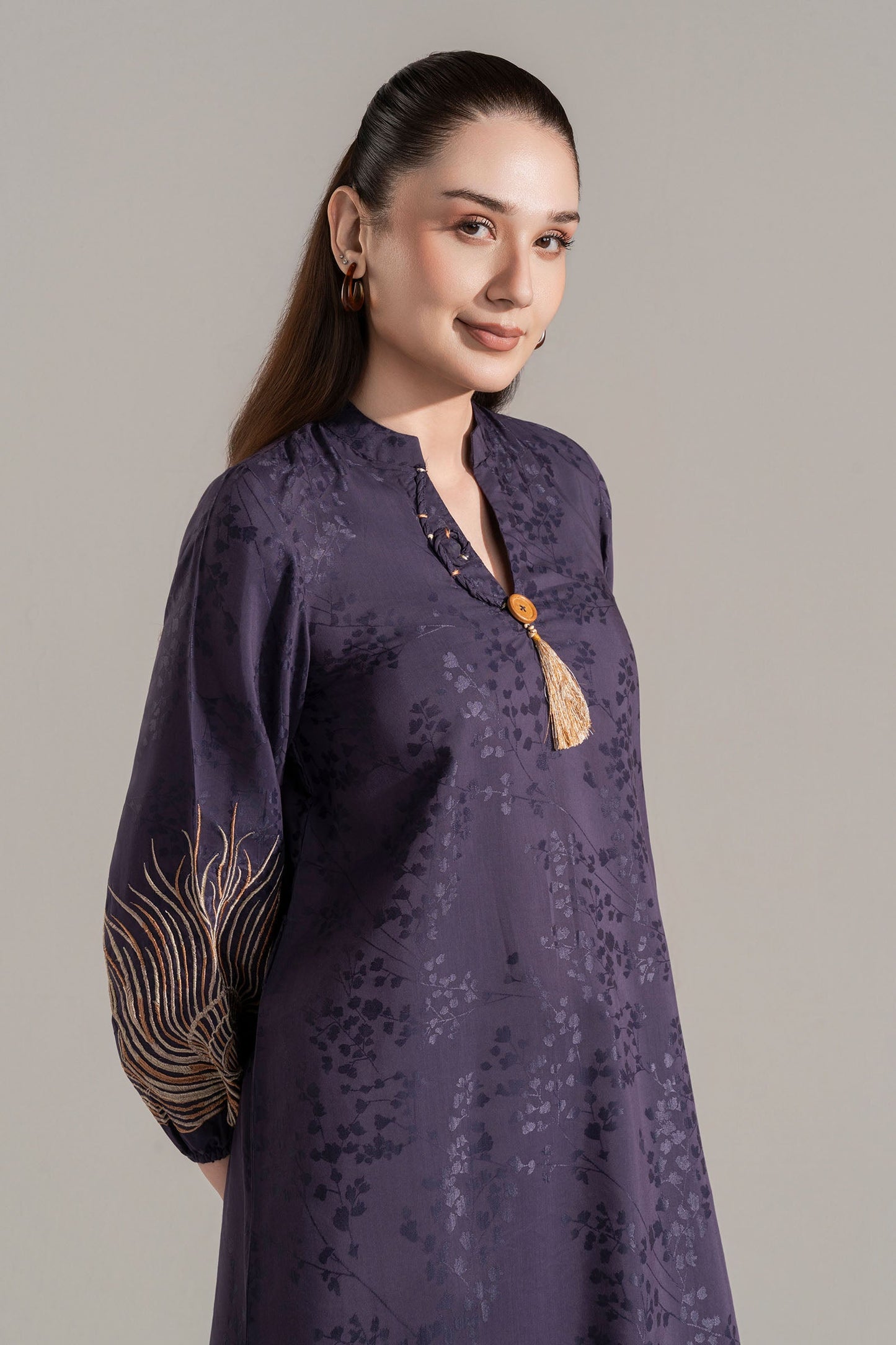 Embroidered Twill Shirt