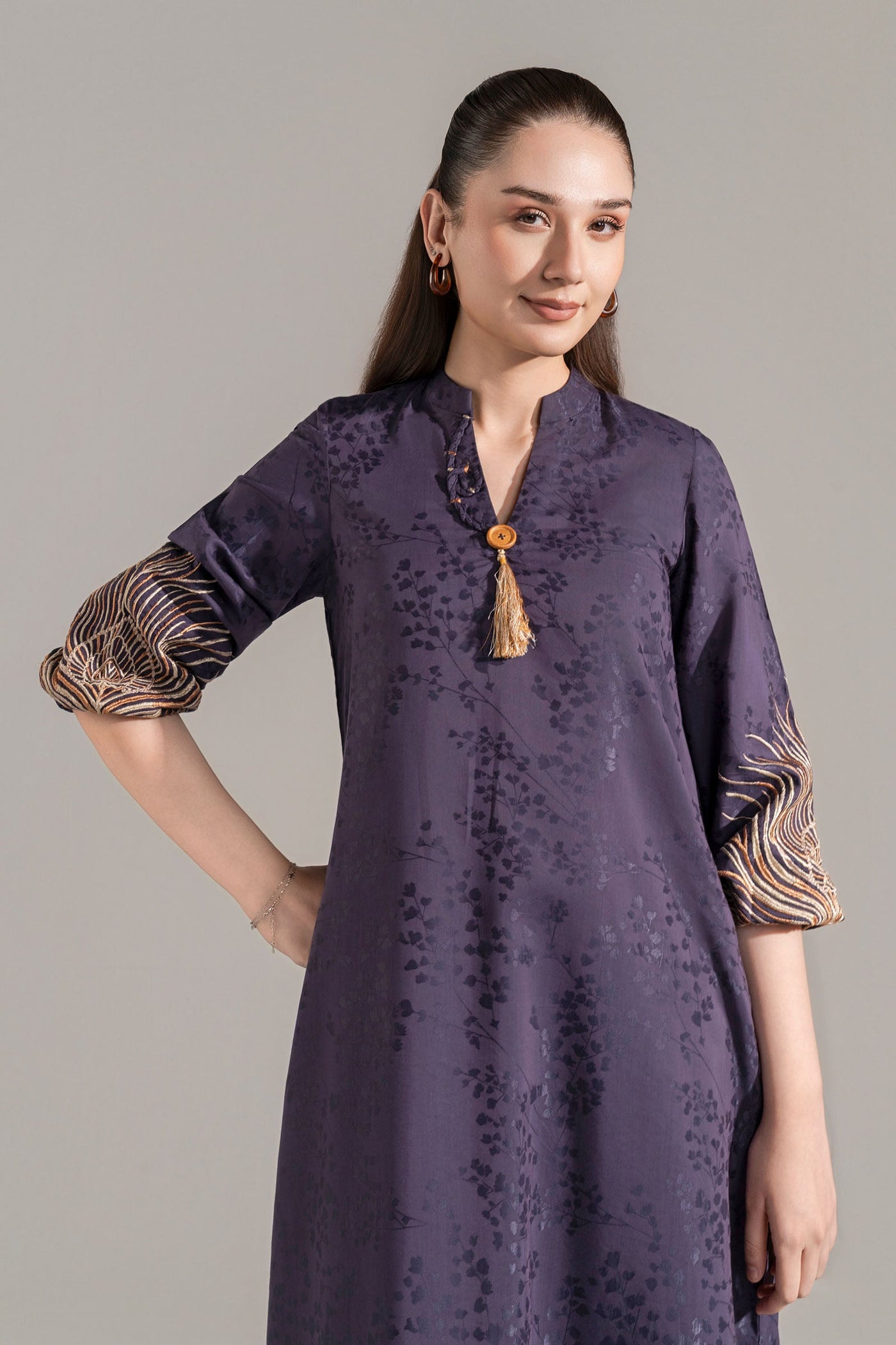 Embroidered Twill Shirt