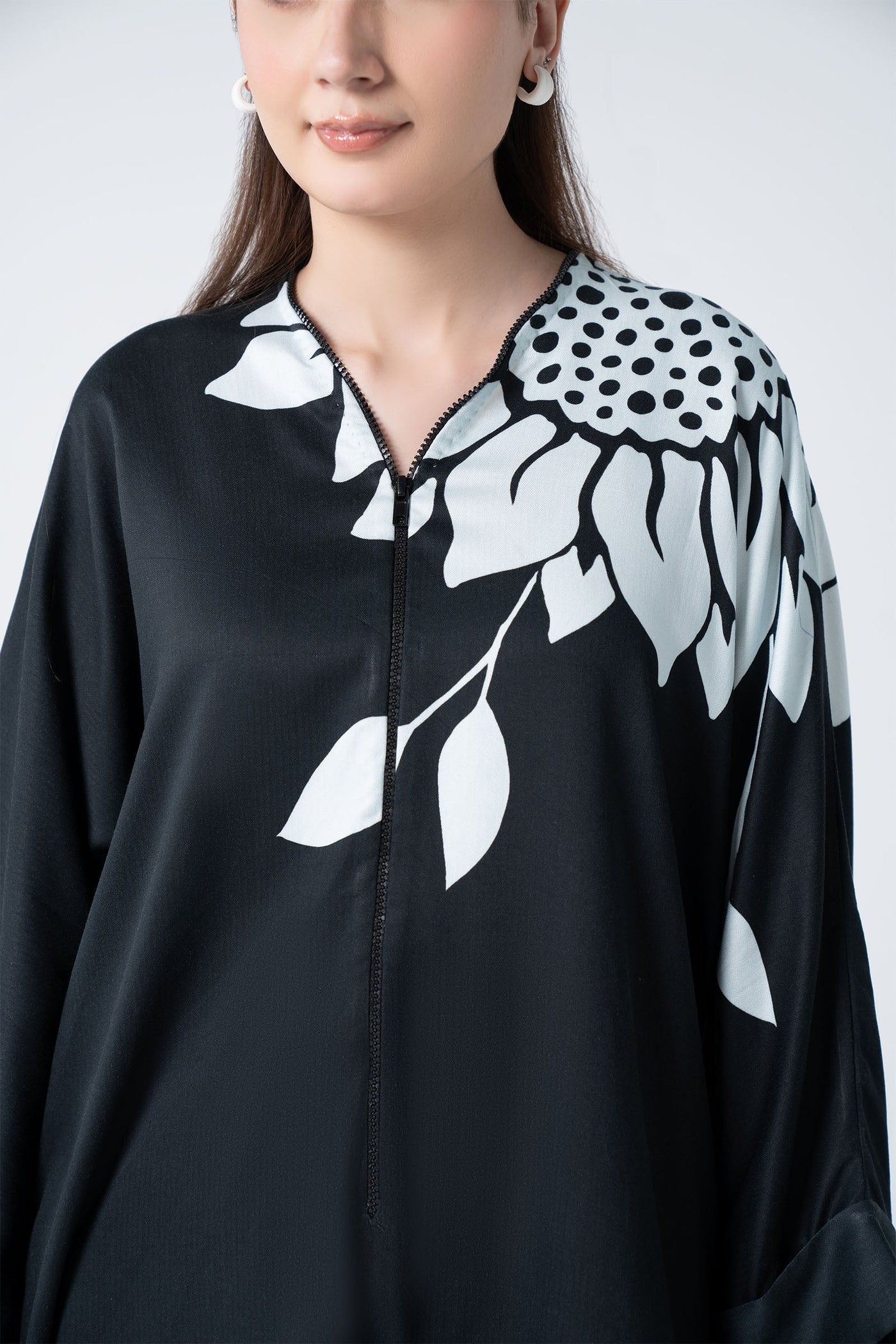 Printed Twill Kaftan