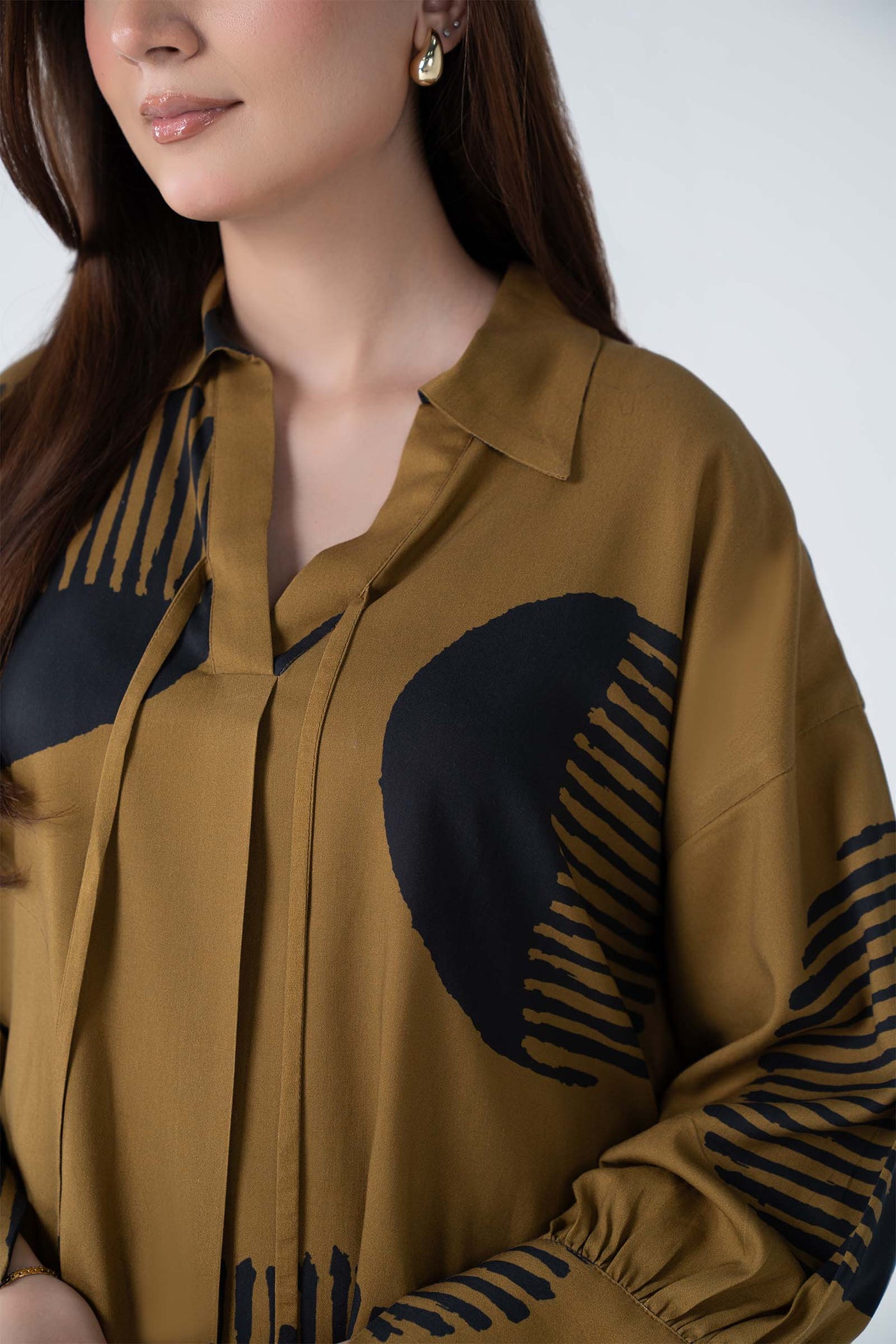 2 Pc Printed Twill Suit