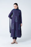 3 Pc Embroidered Dobby Cotton Suit