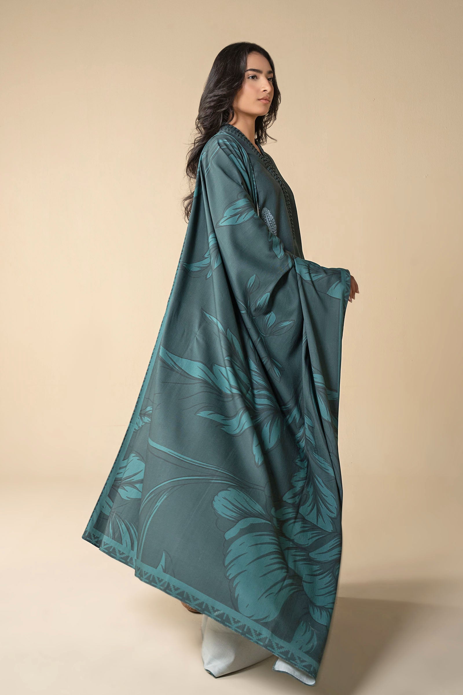 3 Pc Embroidered Crosshatch Suit