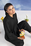 2 Pc Dyed Rib Karandi Suit